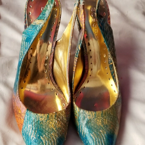 BCBG heels, multi color - Picture 4 of 4